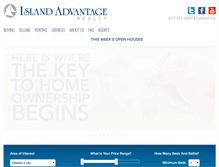 Tablet Screenshot of islandadvantage.com